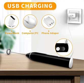 2 in 1 Electric Rechargeable Coffee Beater